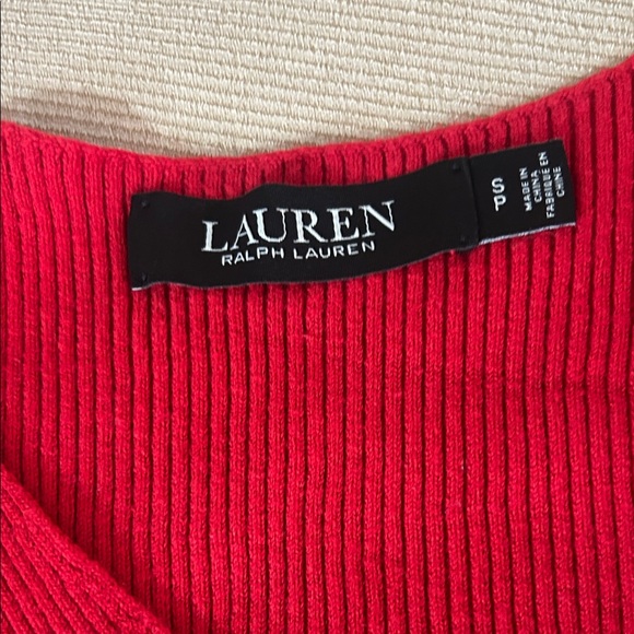Ralph Lauren Red Women's Tank Top - Picture 2 of 3